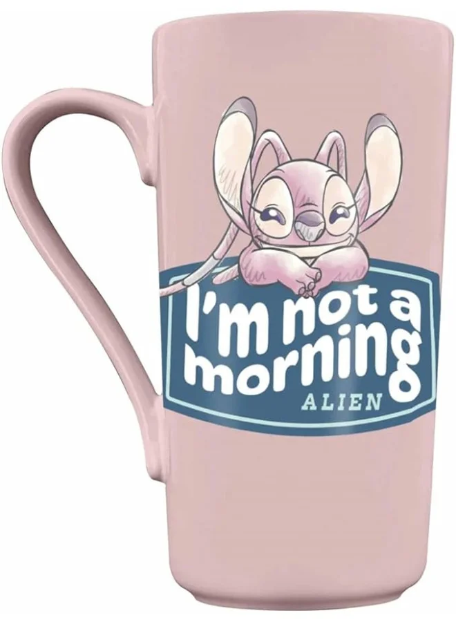 Pyramid STITCH & ANGEL - I'm not a Morning Alien - Latte Mug 16,5oz