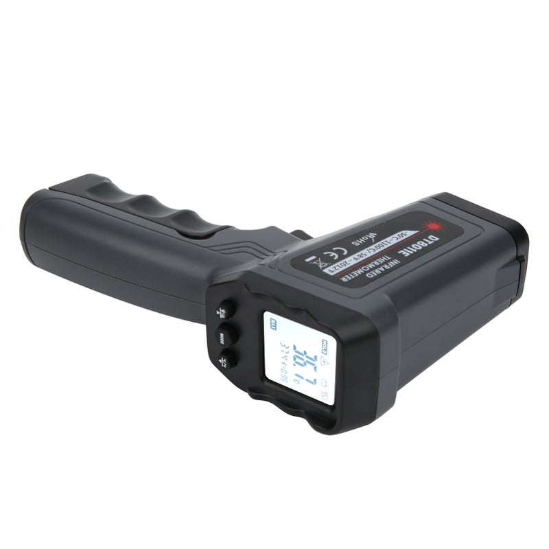 مقياس حرارة أخباري رقمي غير متصل DT8011E لقياس درجات الحرارة العالية (50 درجة مئوية إلى 1100 درجة مئوية) - Image 2
