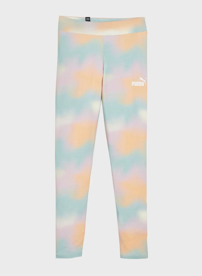 PUMA Kids Essential Summer Daze All Over Printed Leggings
