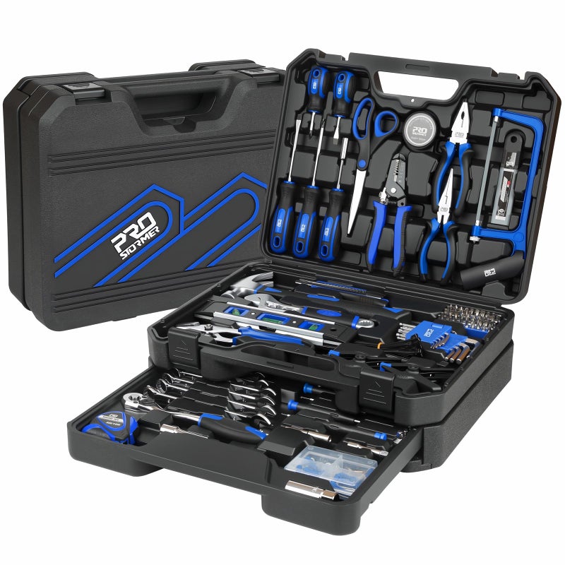 Prostormer Tool Set for Home, 269-Piece Complete Toolbox with Tools for Household and Automotive Repair, General Hand Tool Kit Box with Drawer for Men & Women (Blue) - Image 1