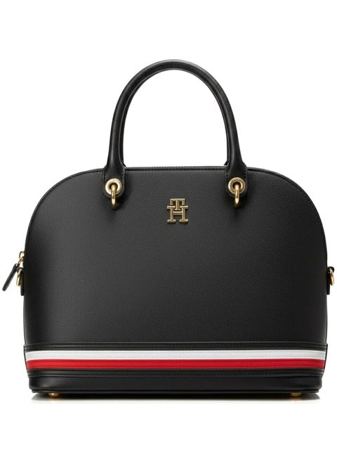 Tommy Hilfiger Black Women Shoulder Bag Aw0Aw10453
