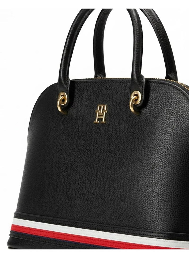 Tommy Icons Tommy Hilfiger Black Women Shoulder Bag Aw0Aw10453 - Image 5