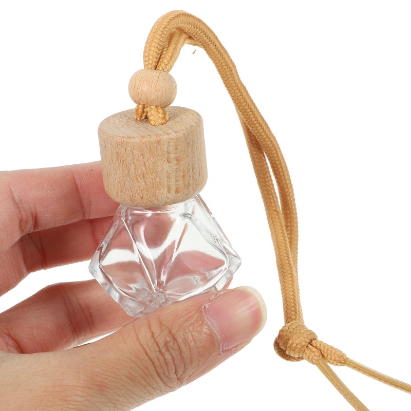 10pcs Car Diffuser Hanging Bottle Air Freshener Car Perfume Diffuser Empty Glass Bottle - Image 5