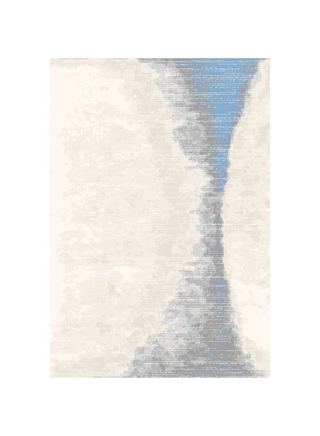 DANUBE HOME Sahara Modern Abstracts Rug | Washable Modern Rugs Style | Polypropylene + Polyester Area Rug Floor Covering | Indoor Carpet For Living Room Dining Bedroom 160X230cm-Pink Blue - Image 4