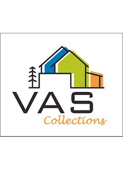 VAS COLLECTIONS VAS COLLECTIONS Double Bedsheet Combo Pack of 2 Supersoft Glace Cotton 180 TC Set of 2 bedsheet with 4 Pillow Cover Breathable Wrinkle Free 6 Pcs Set Pink Green  - Image 4