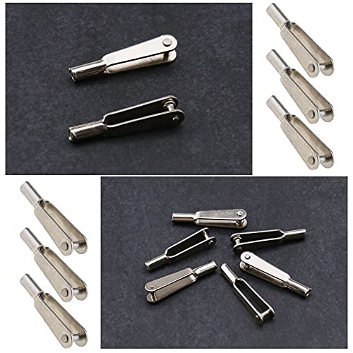 Micro Traders 20pcs Mini Snap Links M2 Thread Clip Self-Locking Metal Clevis Clips Fixing Wing for Remote Control Model Airplanes Electric Plane - Image 5