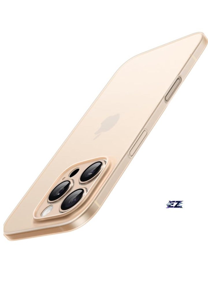 ELTRAZONE Ultra-Slim 0.35mm Case for iPhone 16 Pro Max (6.9 Inch) – Lightweight Matte Finish, Full Camera Lens Protection, Minimalist Hard Cover (Desert Titanium) – Durable, Shockproof, Sleek Design - Image 1