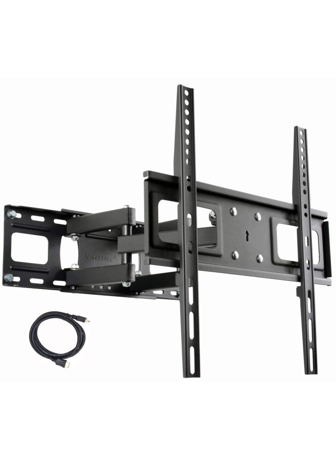 VideoSecu - MW340B2 TV Wall Mount Bracket for Most 32-65 Inch LED  LCD  OLED  UHD Plasma Flat Screen TV  with Full Motion Tilt Swivel Articulating Dual Arms 14  Extend 400x400mm 100 LBS WR9 - Image 1