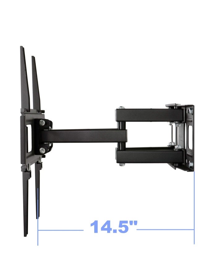 VideoSecu - MW340B2 TV Wall Mount Bracket for Most 32-65 Inch LED  LCD  OLED  UHD Plasma Flat Screen TV  with Full Motion Tilt Swivel Articulating Dual Arms 14  Extend 400x400mm 100 LBS WR9 - Image 1