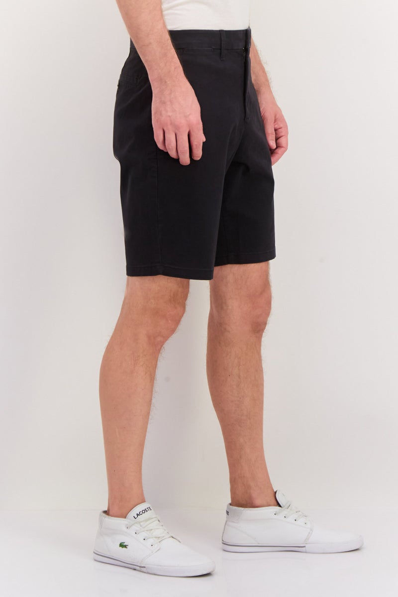 GAP Men Solid Chino Shorts, Black - Image 3