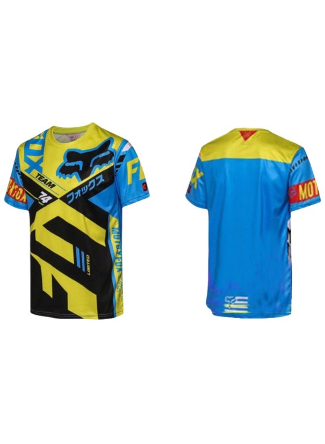 Fox Men's Outdoor Cycling Suit Off-road Road Mountain Bike Cycling Tops - Image 1