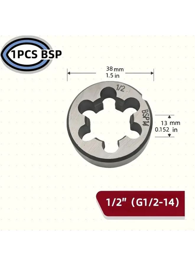 3 8 Inch BSP Pipe Thread Die G3 8 19 For 1 8 1 4 1 2 3 4 1 Inch Pipe Fittings - Image 5