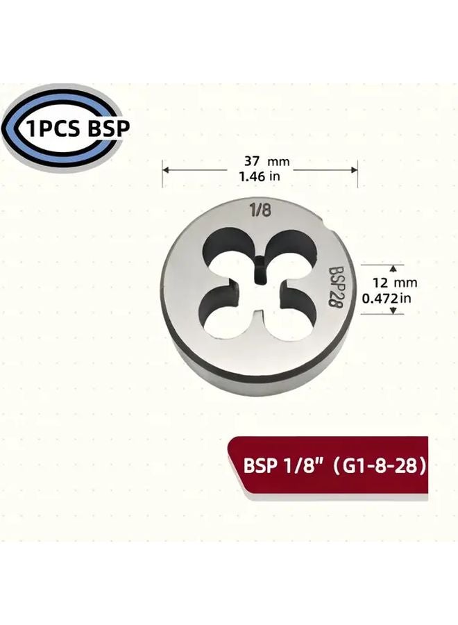 3 8 Inch BSP Pipe Thread Die G3 8 19 For 1 8 1 4 1 2 3 4 1 Inch Pipe Fittings - Image 2