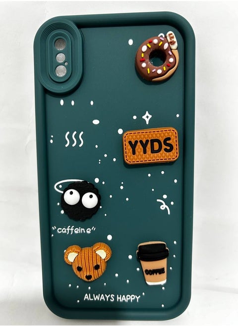 Back Cover Compatible With Phone Iphone XS   - Multi Color - 6