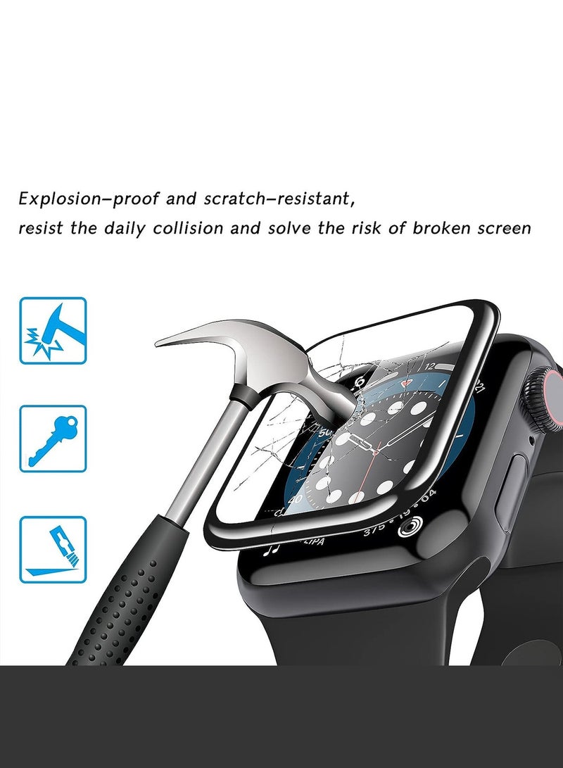 CATANES 3-Pack Tempered Glass Screen Protector for Apple Watch 42mm Series 10 – 9H Anti-Scratch Ultra-Thin Protective Film Cover Clear Color - Image 4