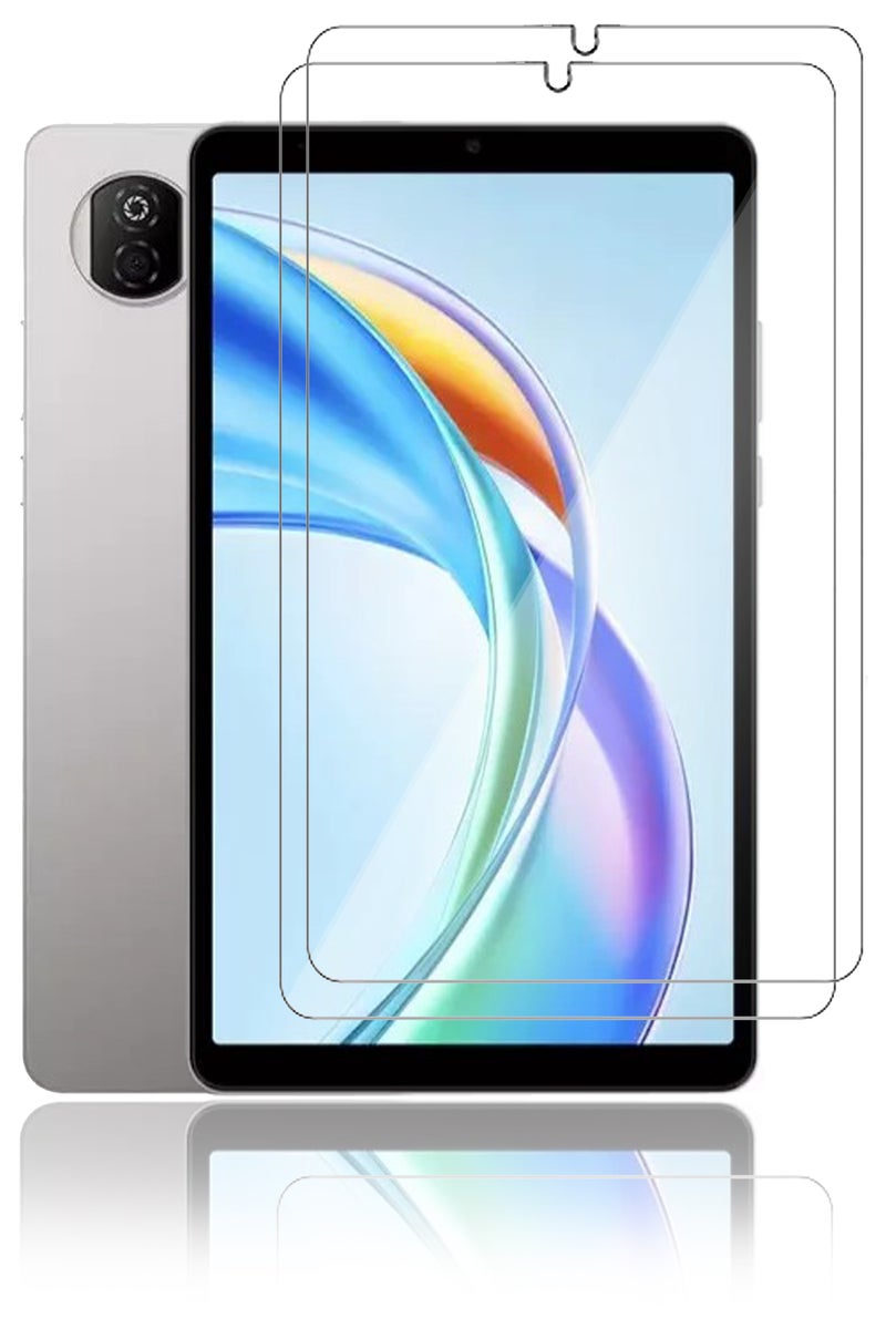 2 Pieces Honor Pad X7 8.7 Inches Tempered Glass Screen Protector – High Transparency, Delicate Touch, Anti-Explosion, Smooth Arc Edges, Easy Installation - Image 1