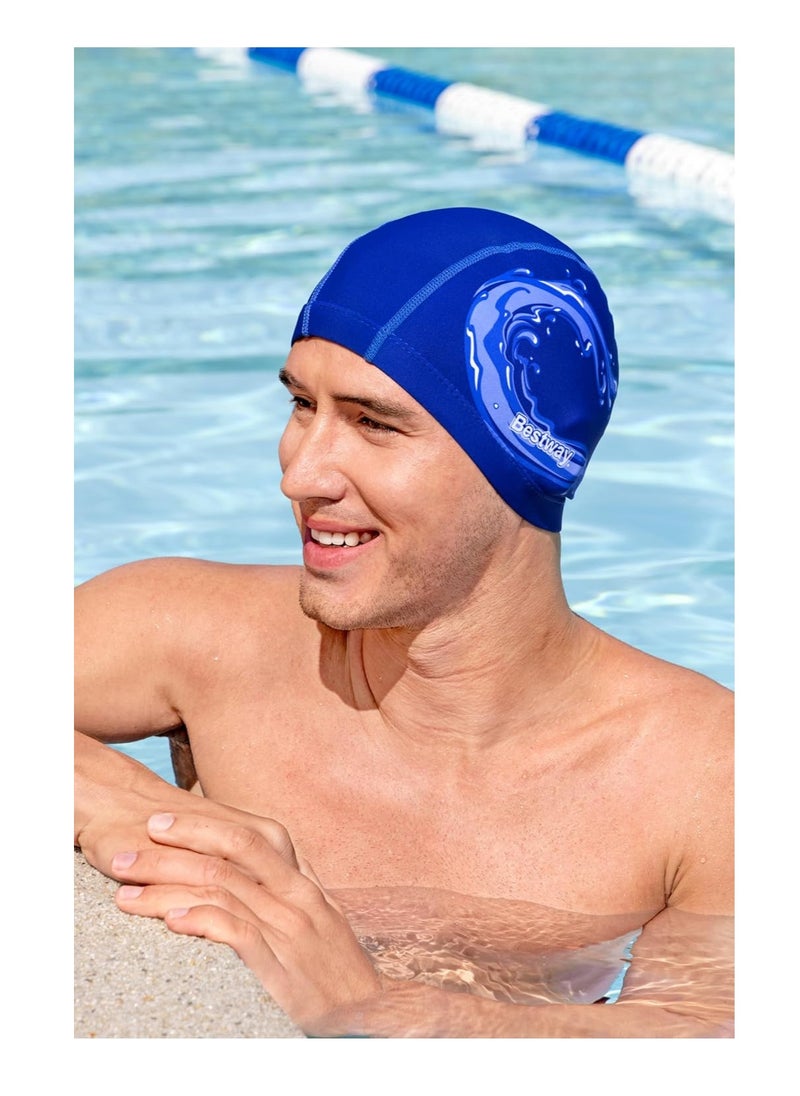 بست واي Bestway Sleek'N Stretch Premium Fabric Swim Cap For adult - No:26039  - Image 2