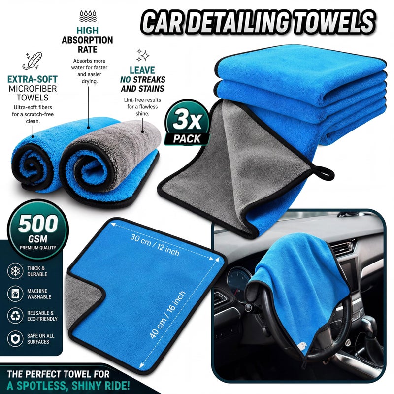 DoitEasy Car Cleaning Kit – 15 PCS Professional Car Washing & Detailing Kit - Image 4