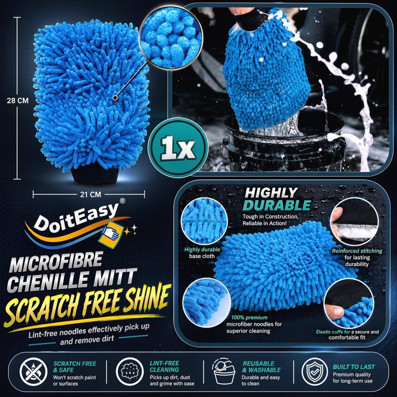 DoitEasy Car Cleaning Kit – 15 PCS Professional Car Washing & Detailing Kit - Image 5