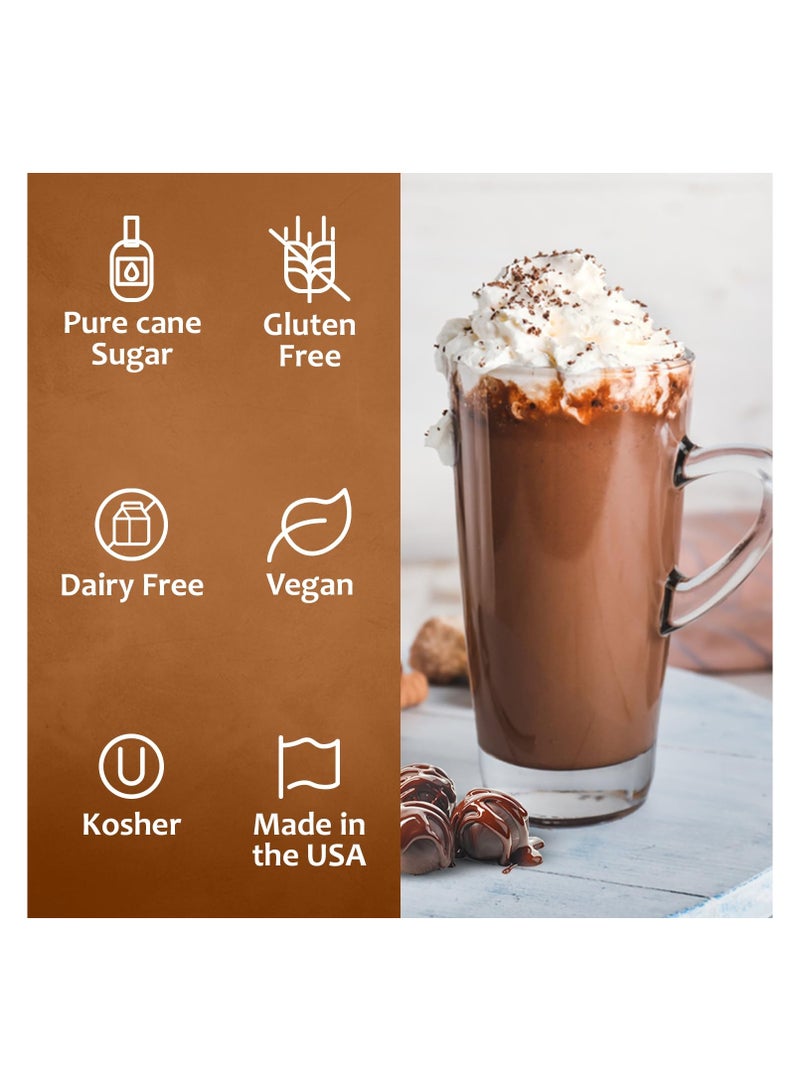 Syruvia Syruvia Swiss Chocolate Mocha Syrup - 750 ml  Premium Coffee Flavoring Syrup - Kosher Coffee Syrups, Gluten Free, No Coloring, Perfect for Drinks, Soda, Shakes, Desserts, and More With Pump  - Image 4
