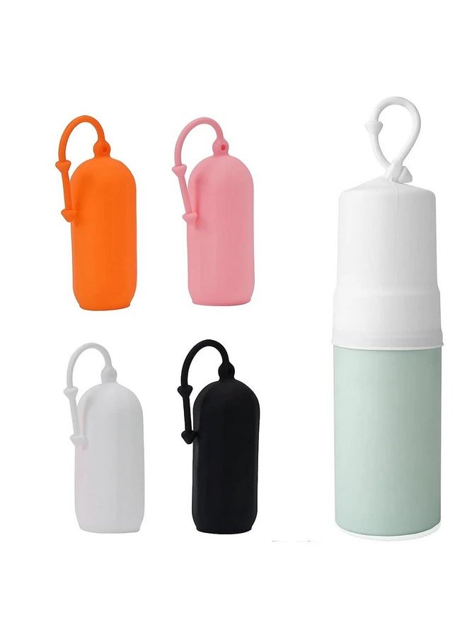 INOVERA (LABEL) INOVERA (LABEL) 4 Pieces Travel Bottle Covers - Leak Proof Bottles Sleeves - Reusable Elastic Cover For Toiletry, Shampoo & Lotion Containers (Multicolor)  - Image 1