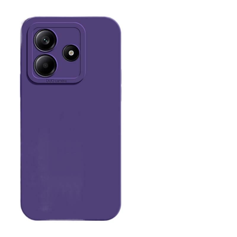 BB غطاء واقي بPET لـ Redmi Note 14 Pro مع مقاوم للصدمات وحماية من السقوط مع مقاوم للصدمات مع تغطية كاملة مع قبضة مضادة للانزلاق باللون بنفسجي مضاد للانزلاق باللون الأحمر باللون البنف. - Image 1