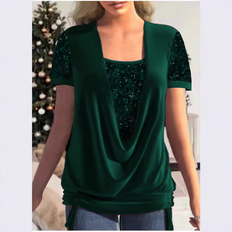 Women's Casual Knitted T-Shirt - Image 4