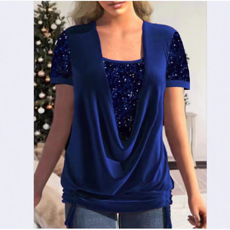 Women's Casual Knitted T-Shirt - Image 3