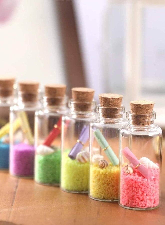 Prescent Decorative Message Bottle Set for art and craft, festive decorations, gifting, and much more (8 cm x 2.2 cm, 12 pc) - Image 4