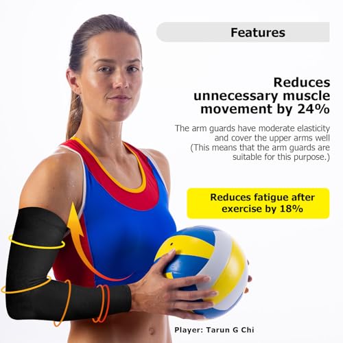 Peabownn Volleyball Arm Sleeves youth girls - 3XS-XL Compression Volleyball Arm Sleeves for women teen girls tandem kids without pads 2XS - Image 2