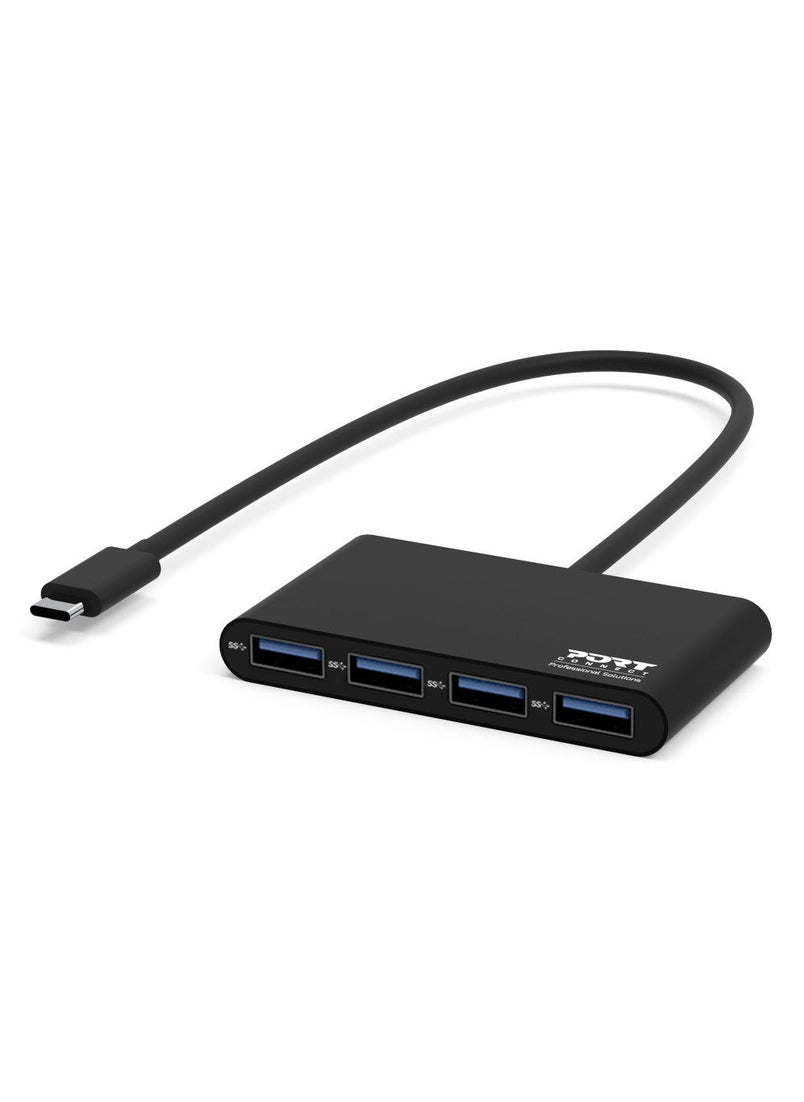 PORT CONNECT Hub USB-C to 4 USB 3.0  - Image 1