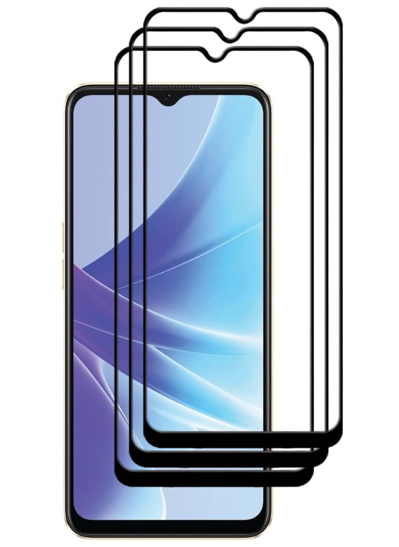 ACLIX 3 Pieces Antistatic ESD Dustproof Premium Quality High Definition Tempered Glass Screen Protector Designed For Oppo A77s - Image 1