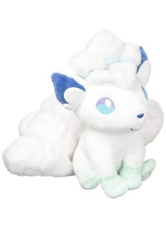 Sanei Pp61 Alolan Vulpix Pokemon All Star Collection Stuffed Plush 7" 156 Months To 180 Months  - Image 2
