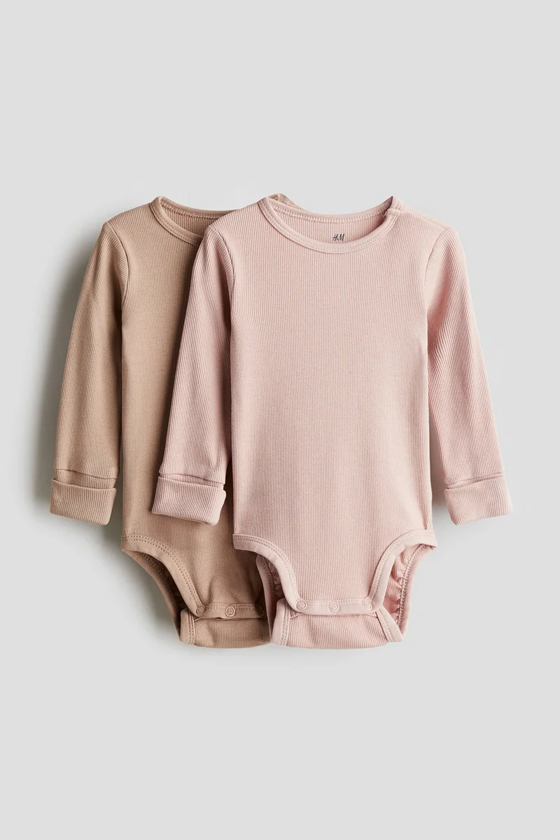اتش اند ام 2-Pack Long-Sleeved Bodysuits
