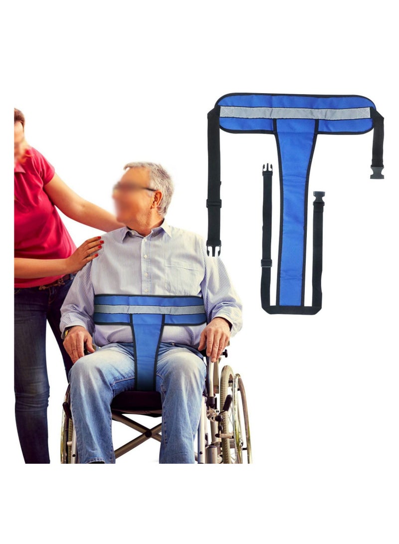 SYOSI Wheelchair Seat Belt, Medical Hospital Straps Vest Full Body Harness Adjustable Metal Buckles Non Slip  Anti Fall and Keep User Upright, Wheelchair Safety Belt for Elderly, Patients, Disabled - Image 1
