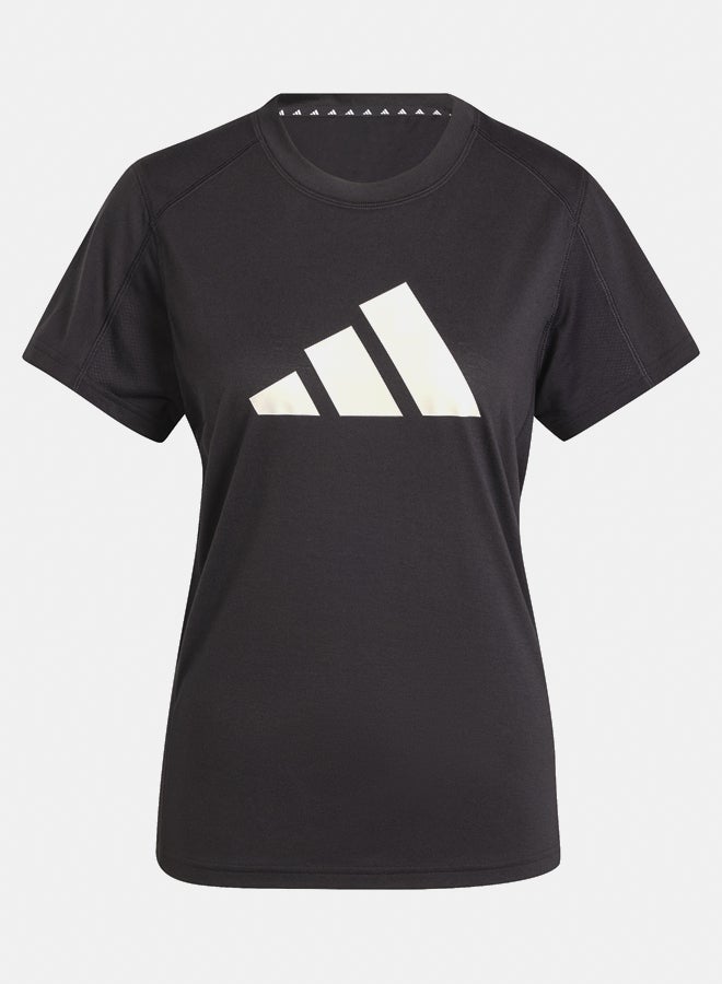 Adidas workout essentials big performance logo training women's graphic t-shirt - Image 2