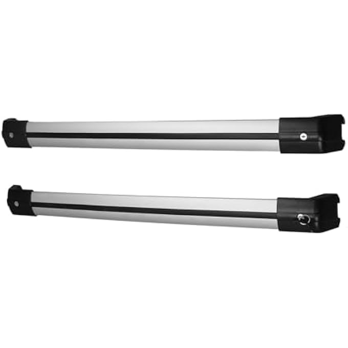 rayihni Roof Cross Bars, roof rack crossbars luggage carrier bars for car roof rails, aluminium roof rail system crossbar for rooftop cargo storage and travel luggage transport - Image 3