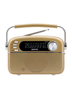 GEEPAS Rechargeable 3 Band Radio with Bluetooth | AUX Input | AC/DC Operation  - Image 1