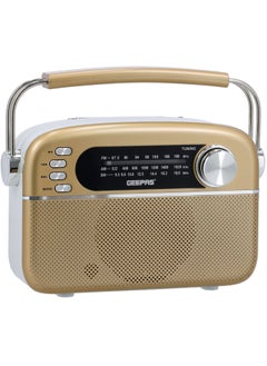 GEEPAS Rechargeable 3 Band Radio with Bluetooth | AUX Input | AC/DC Operation  - Image 2