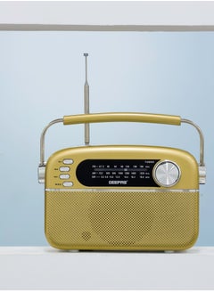 GEEPAS Rechargeable 3 Band Radio with Bluetooth | AUX Input | AC/DC Operation  - Image 3