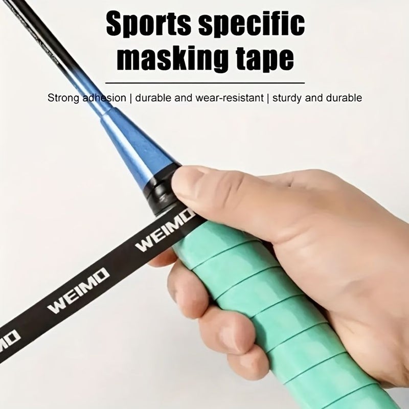 1 Box Of 3pcs Dark Blue Badminton Racket Grip Anti Slip Handle Cover Winding Tape Sweat Absorbent Tennis Racket Accessories - Image 1