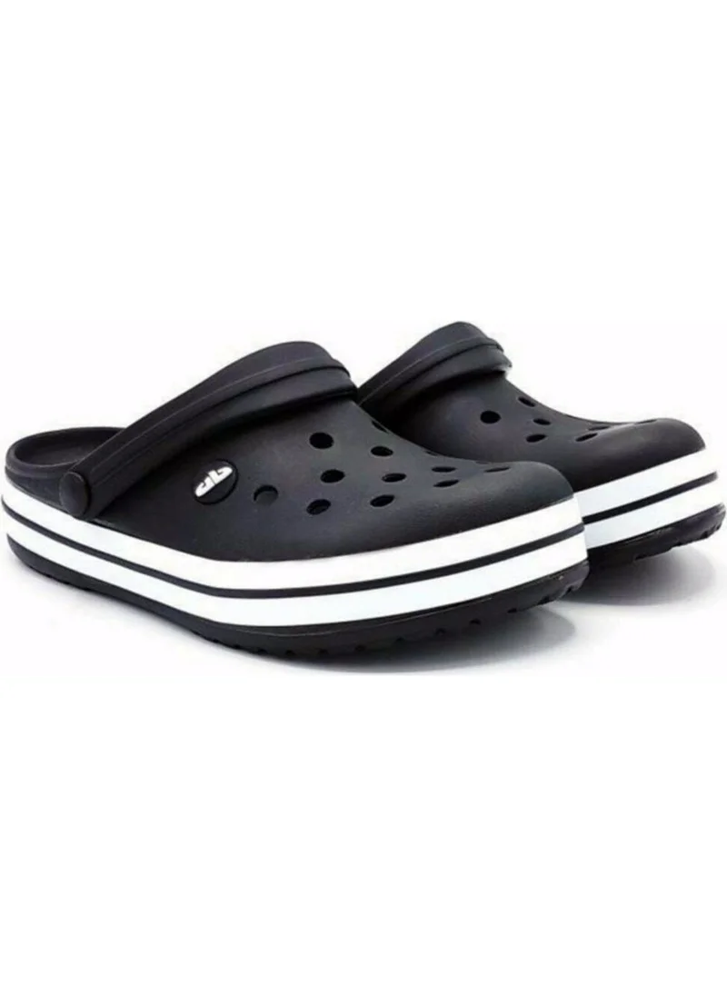 Akınalbella bella Doremor Black and White Sabo Crocs Model Slippers Hospital Slippers Nurse Doctor Slippers