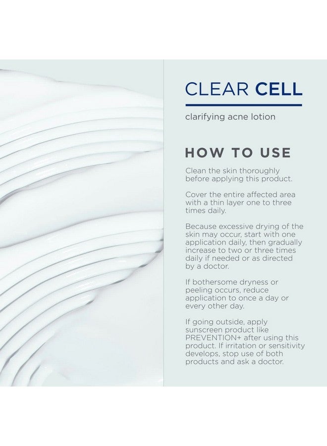 IMAGE SKINCARE Clear Cell Clarifying Acne Lotion Treatment With Benzoyl Peroxide Treats Existing Acne Blemishes While Preventing Future Acne Blemishes From Forming 1.7 Oz  - Image 4