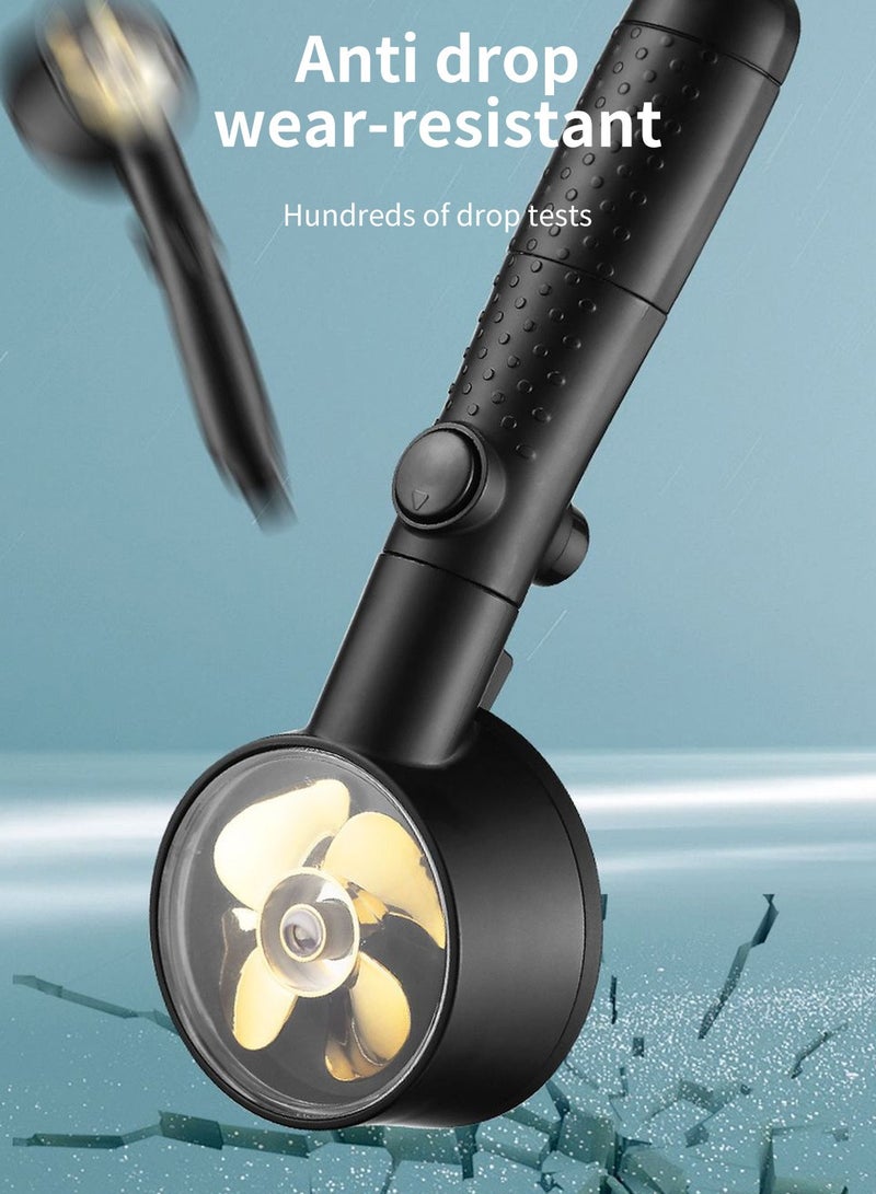 LEOKOR High Pressure Handheld Shower 5 Modes Power Shower Head with 150CM Stainless Steel Hose and Adhesive Holder - Image 3