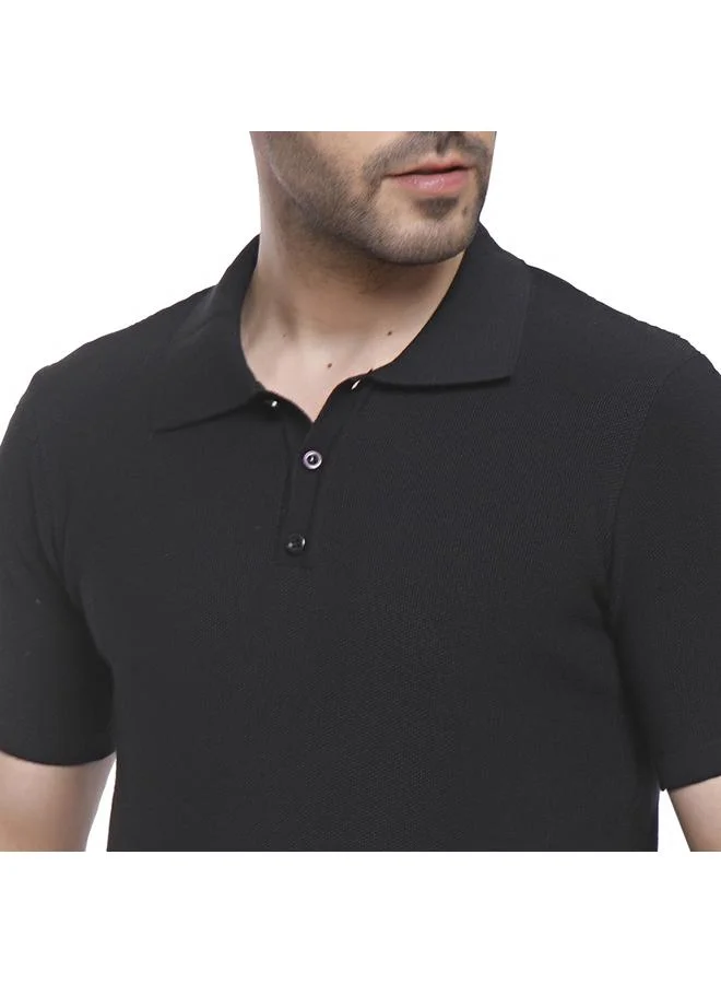 Coup Woven Polo-Shirt with Short Sleeves