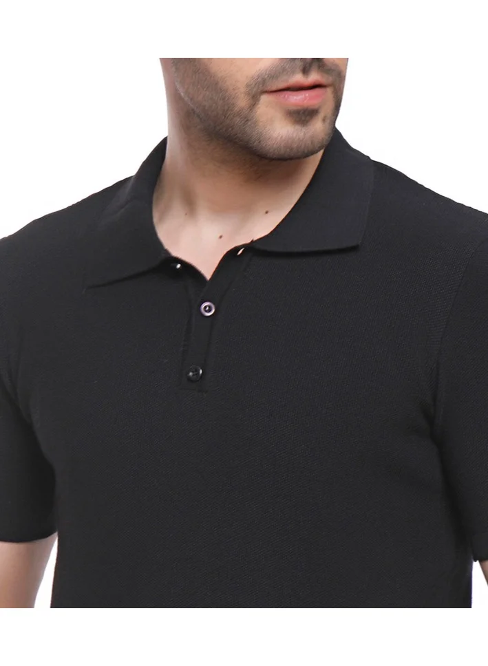 Coup Woven Polo-Shirt with Short Sleeves