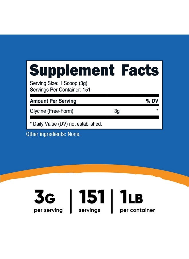 Nutricost Glycine Powder 1lb - Non-GMO, Gluten Free - Image 2