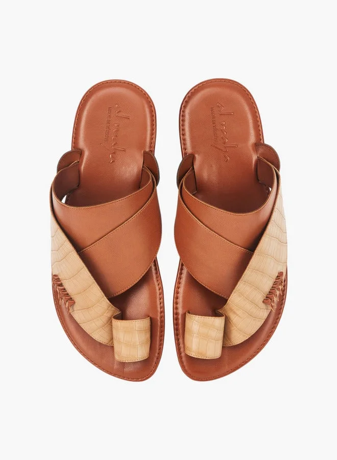 Al Waha Men's Arabic Sandals with Toe Loop - Ramadan Collection