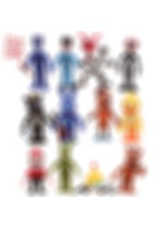 Teddy Bear Hand-held Full Series Of 12 Security Vulnerability Version Doll Model Micro Landscape Model Ornaments-Color:Default