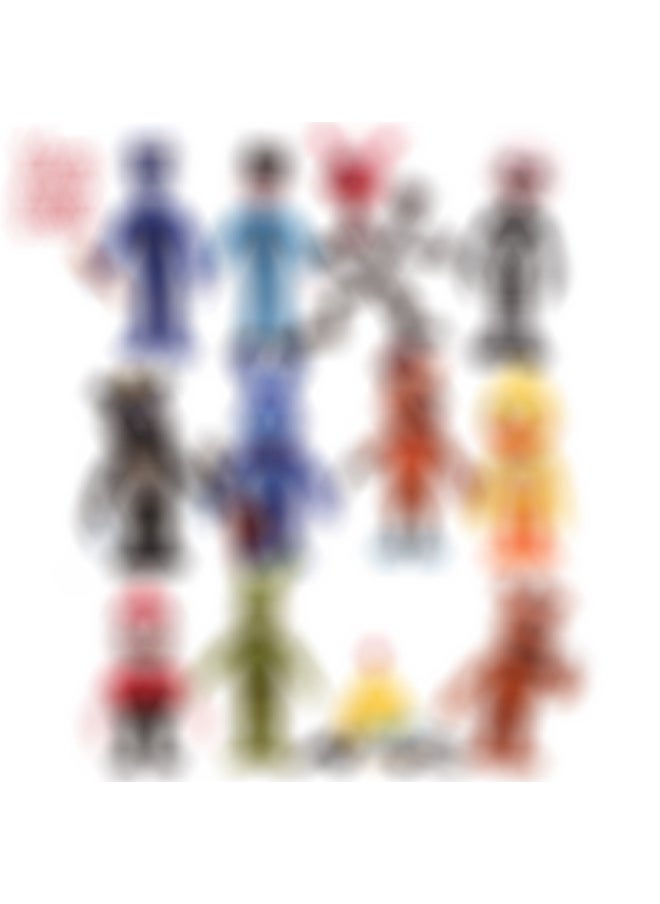 Generic - Teddy Bear Hand-held Full Series Of 12 Security Vulnerability Version Doll Model Micro Landscape Model Ornaments-Color:Default - Image 1